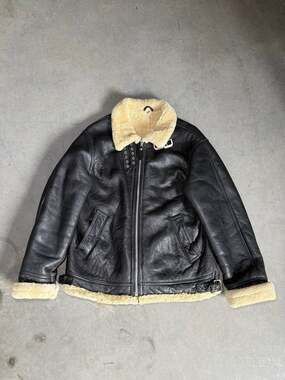 90s Walter Davoucci Shearling B-3 Jacket